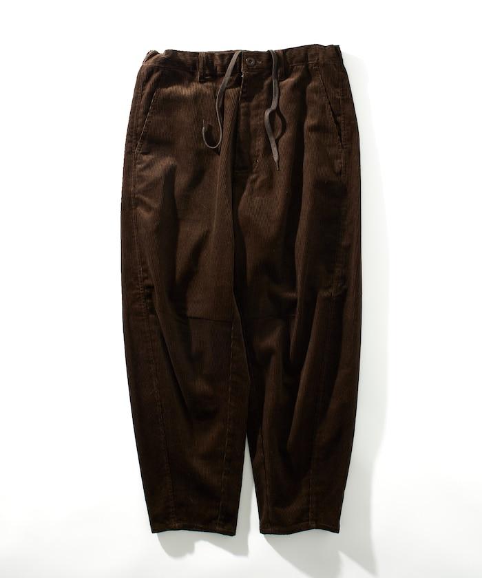 寬鬆版型 燈芯絨 弧形褲褲 / 錐形版型 【限定推出】