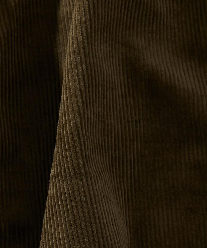 寬鬆版型 燈芯絨 弧形褲褲 / 錐形版型 【限定推出】