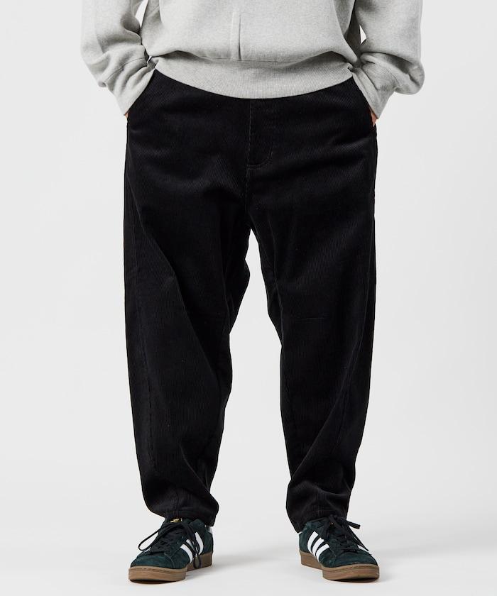 寬鬆版型 燈芯絨 弧形褲褲 / 錐形版型 【限定推出】