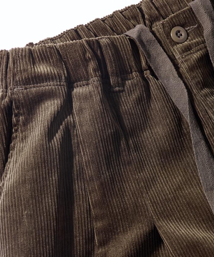 寬鬆版型 燈芯絨 軍事風馬戲團褲 / 雪地褲