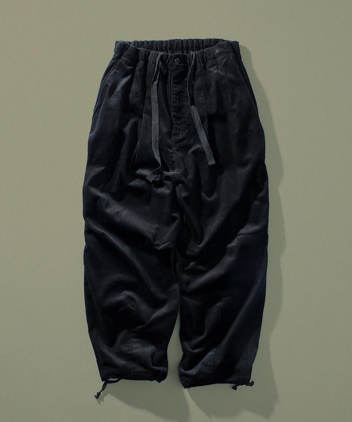 寬鬆版型 燈芯絨 軍事風馬戲團褲 / 雪地褲