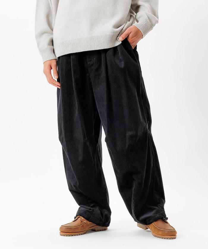 寬鬆版型 燈芯絨 軍事風馬戲團褲 / 雪地褲