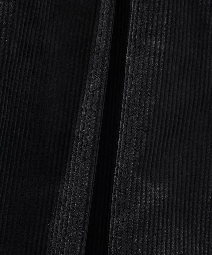 寬鬆版型 燈芯絨 折褶長褲