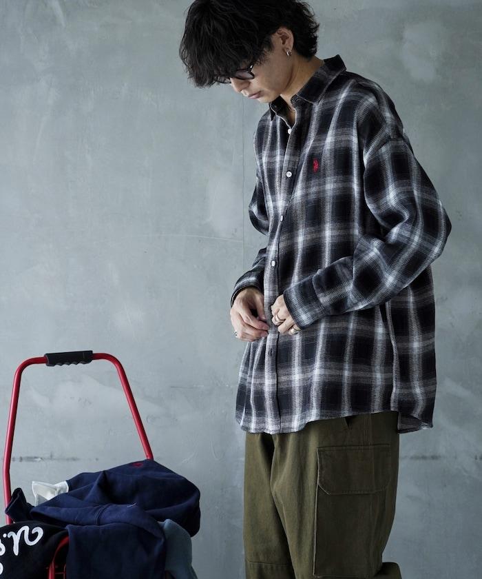 聯名格紋襯衫