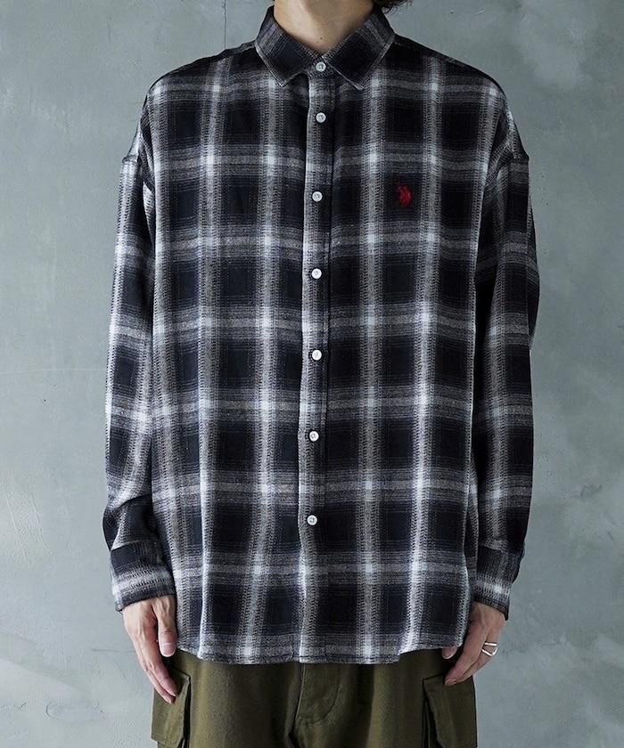 聯名格紋襯衫