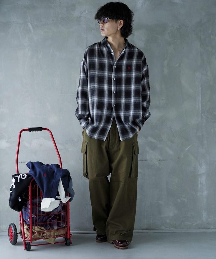 聯名格紋襯衫