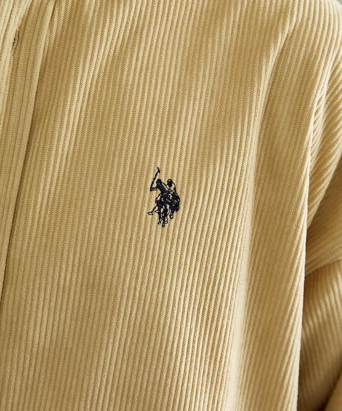 聯名一點刺繡燈芯絨襯衫