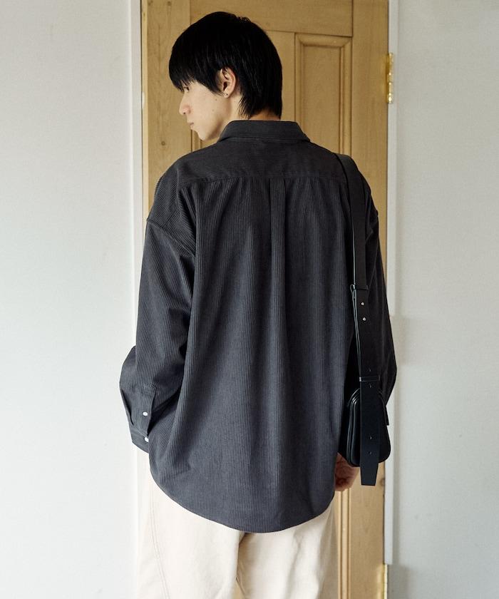 聯名一點刺繡燈芯絨襯衫