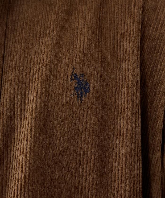 聯名一點刺繡燈芯絨襯衫