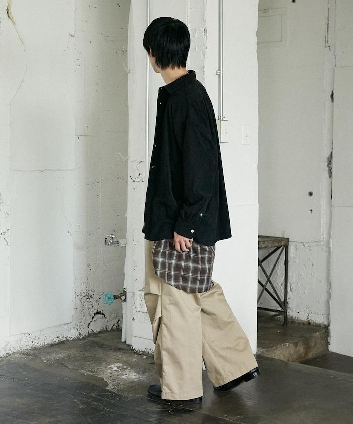 聯名一點刺繡燈芯絨襯衫