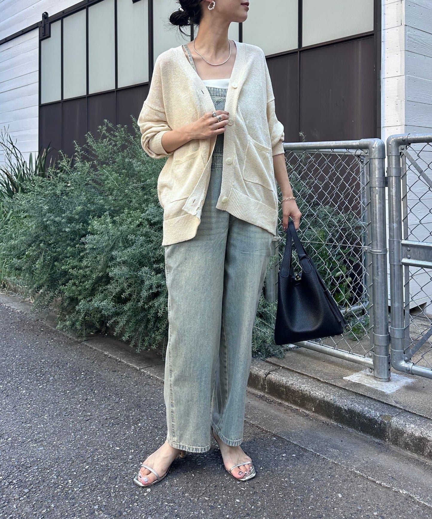 【限定】棉麻透薄針織開衫