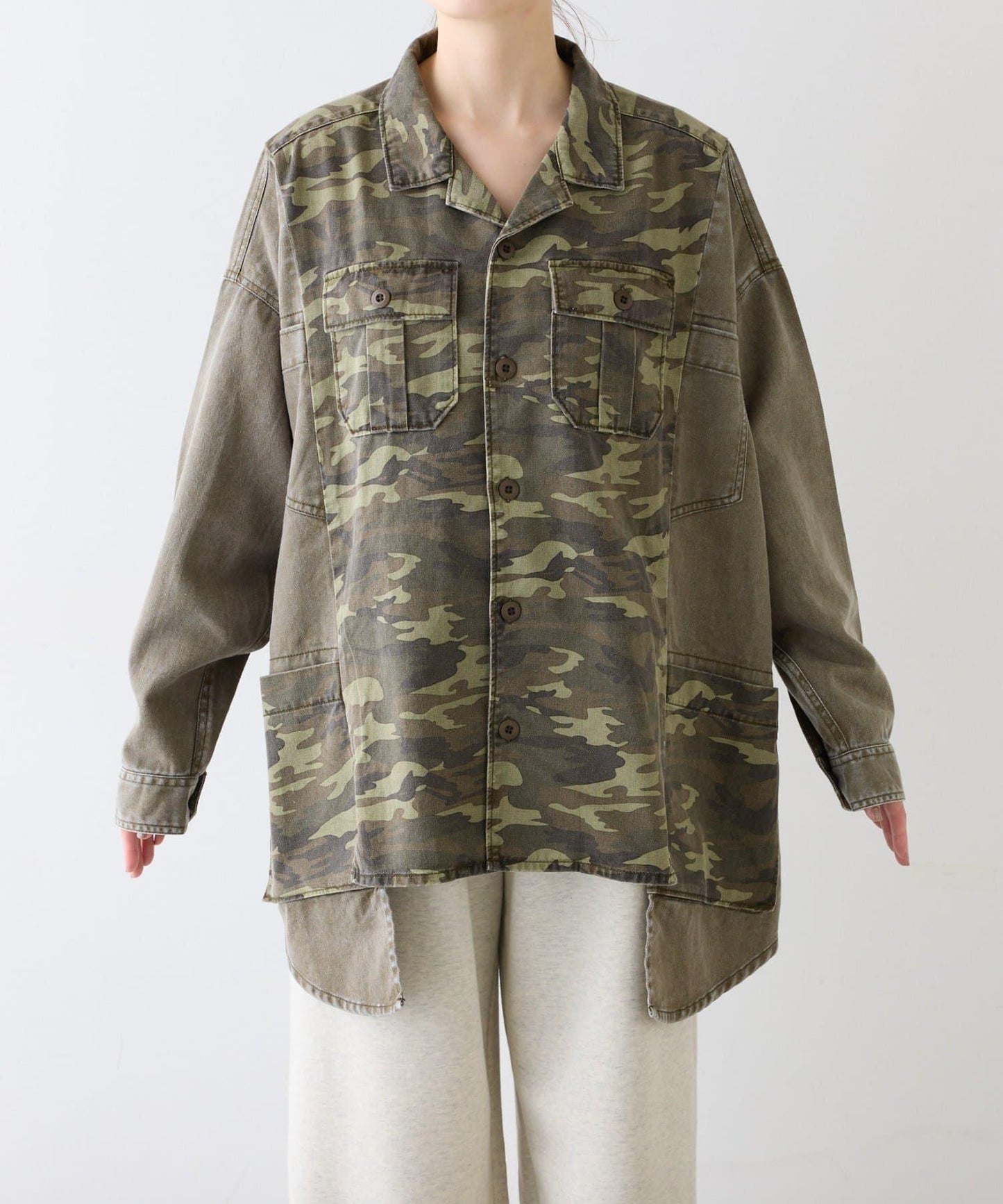 【etsinta/艾欣塔】改良款切換式過膝外套