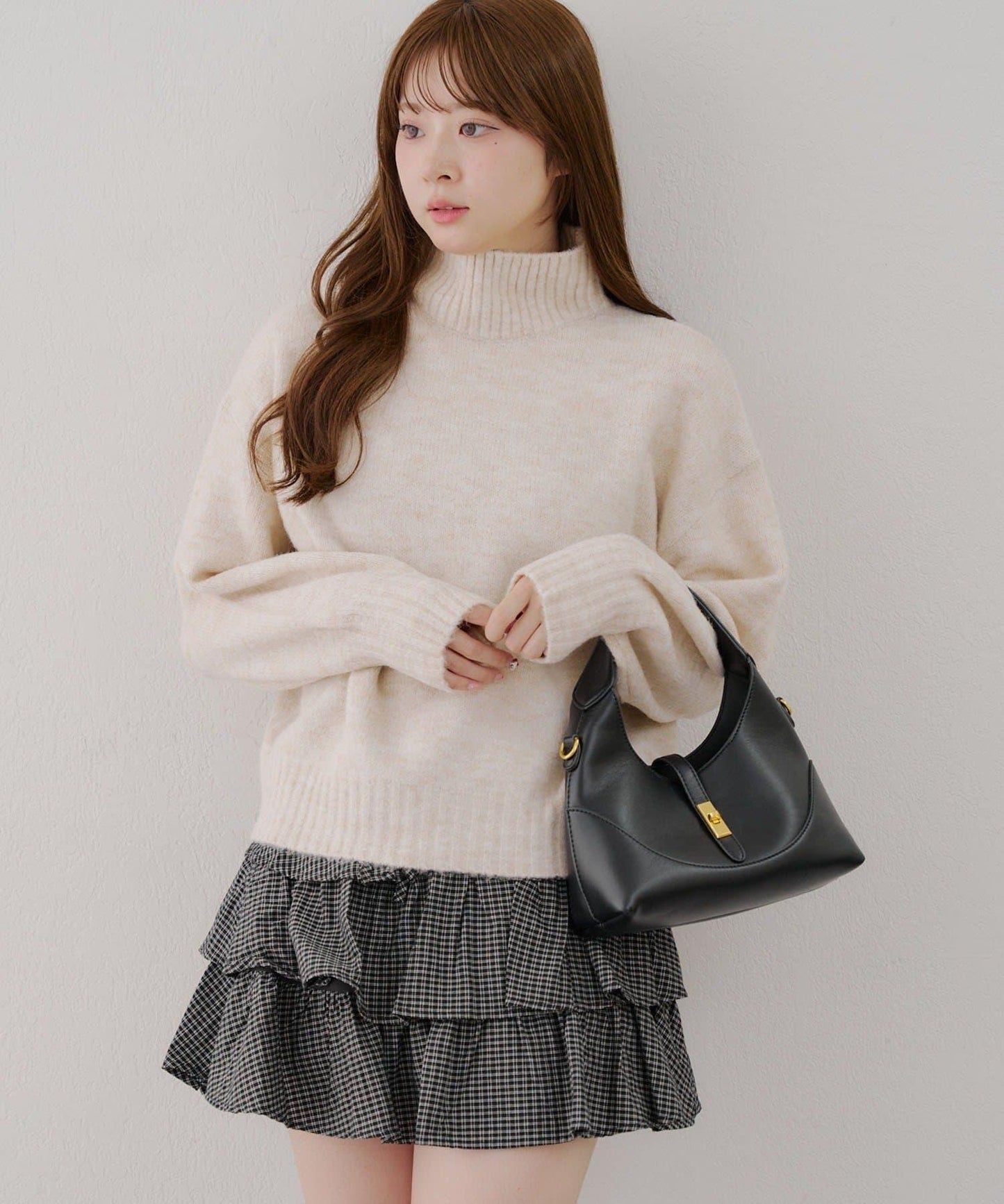 【優先】犛牛毛高領套頭毛衣