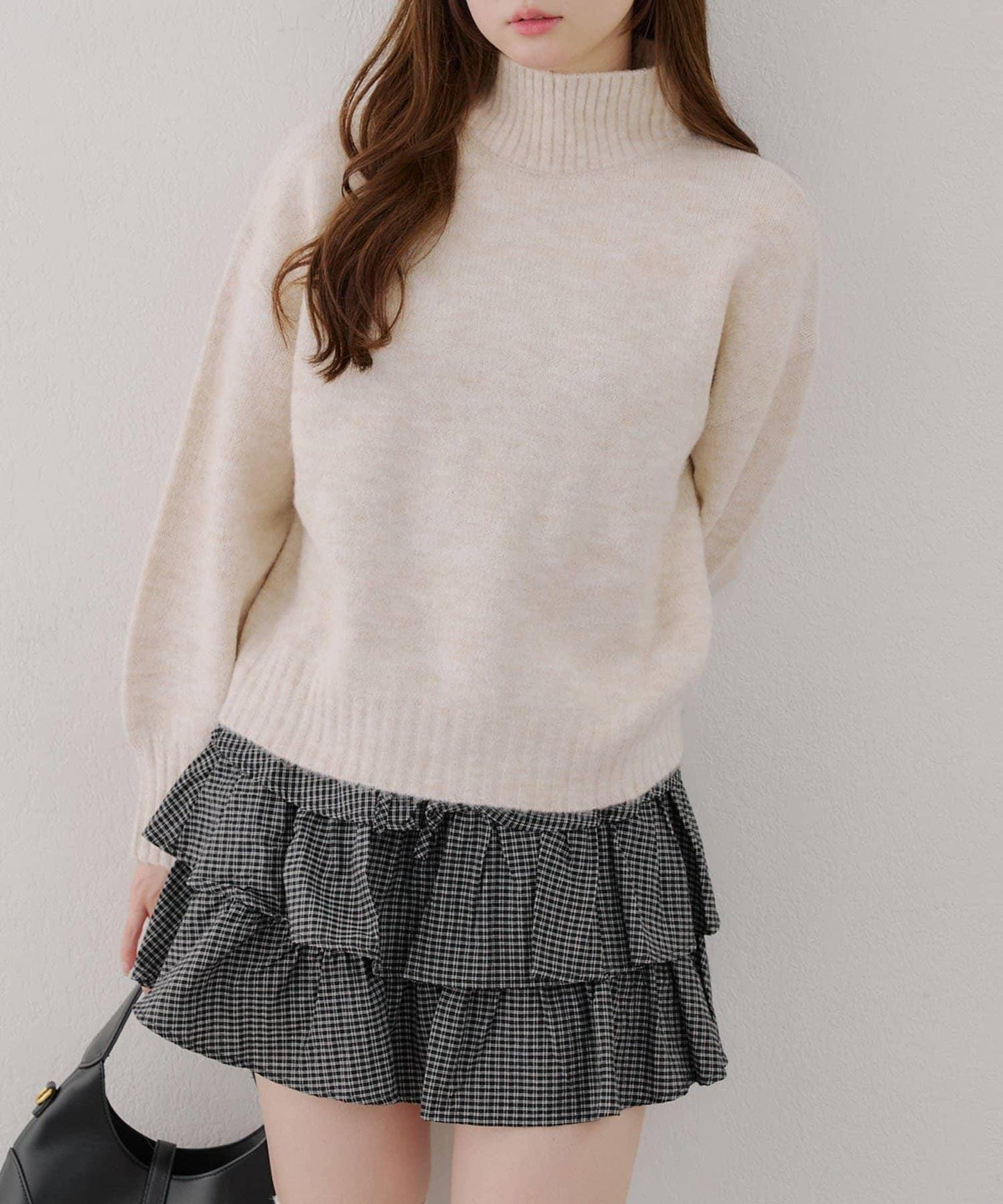 【優先】犛牛毛高領套頭毛衣