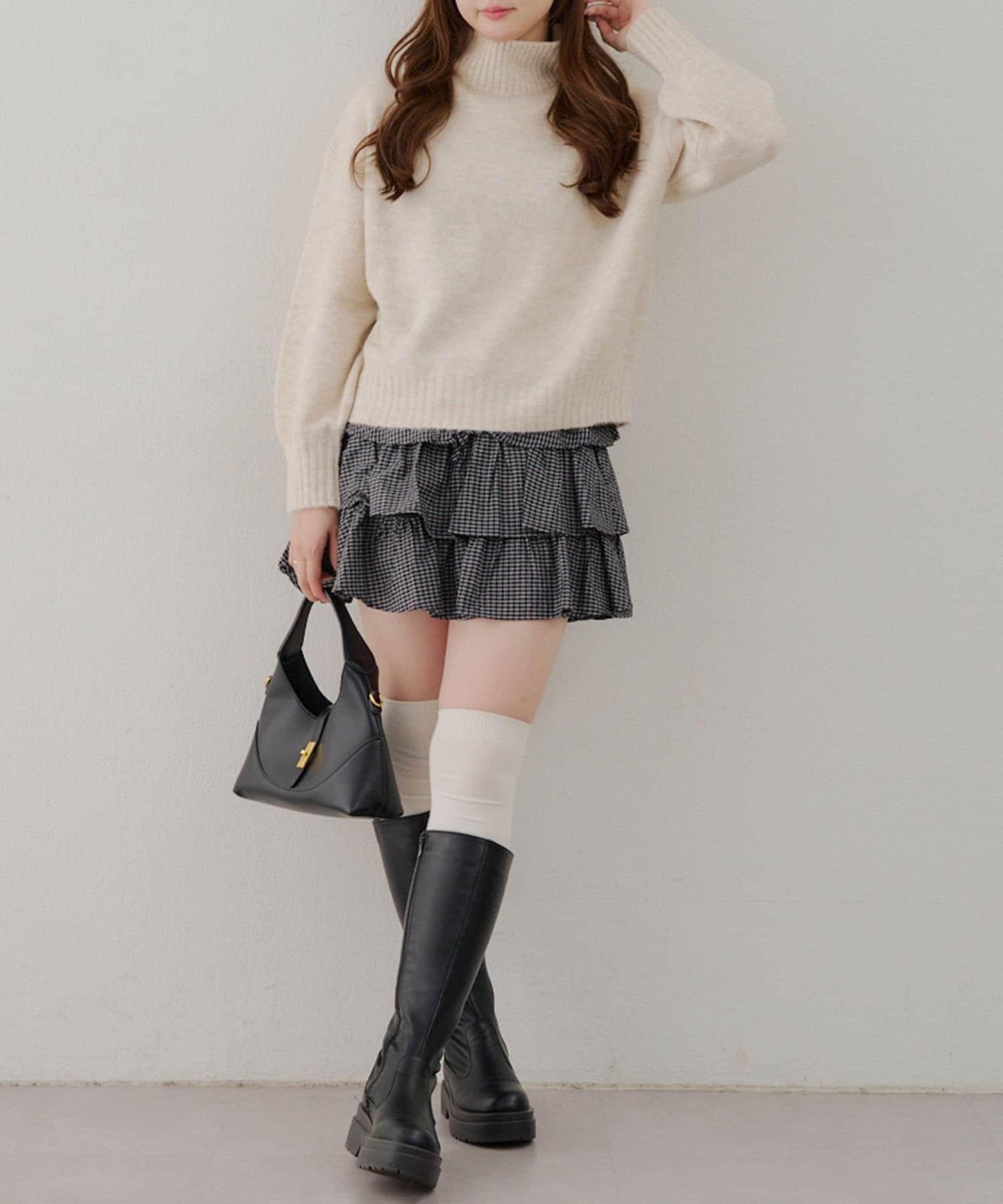 【優先】犛牛毛高領套頭毛衣