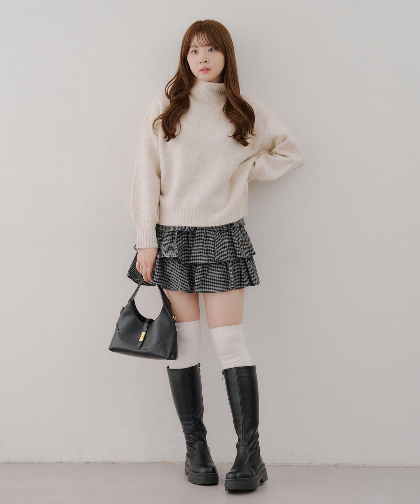 【優先】犛牛毛高領套頭毛衣