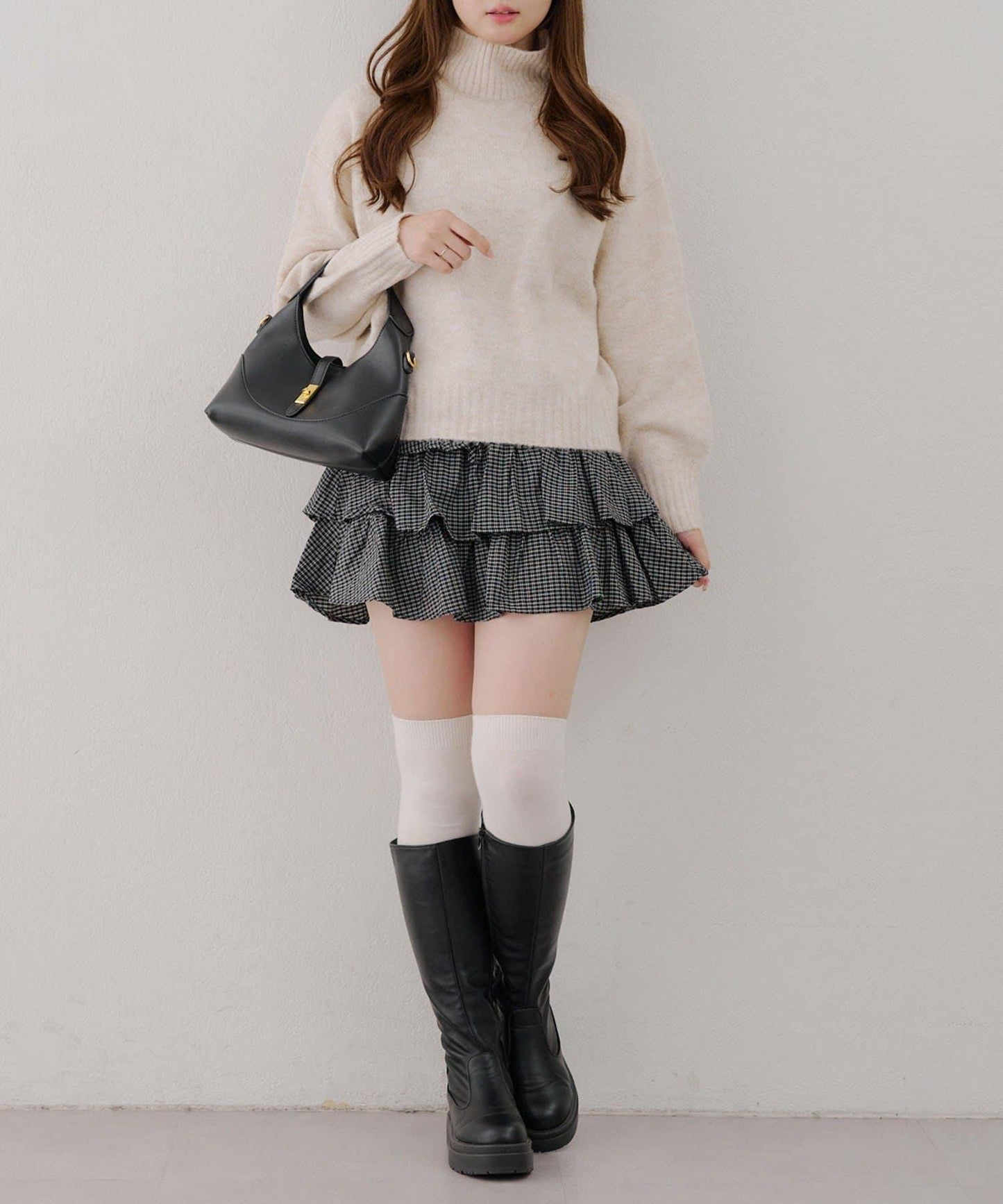 【優先】犛牛毛高領套頭毛衣