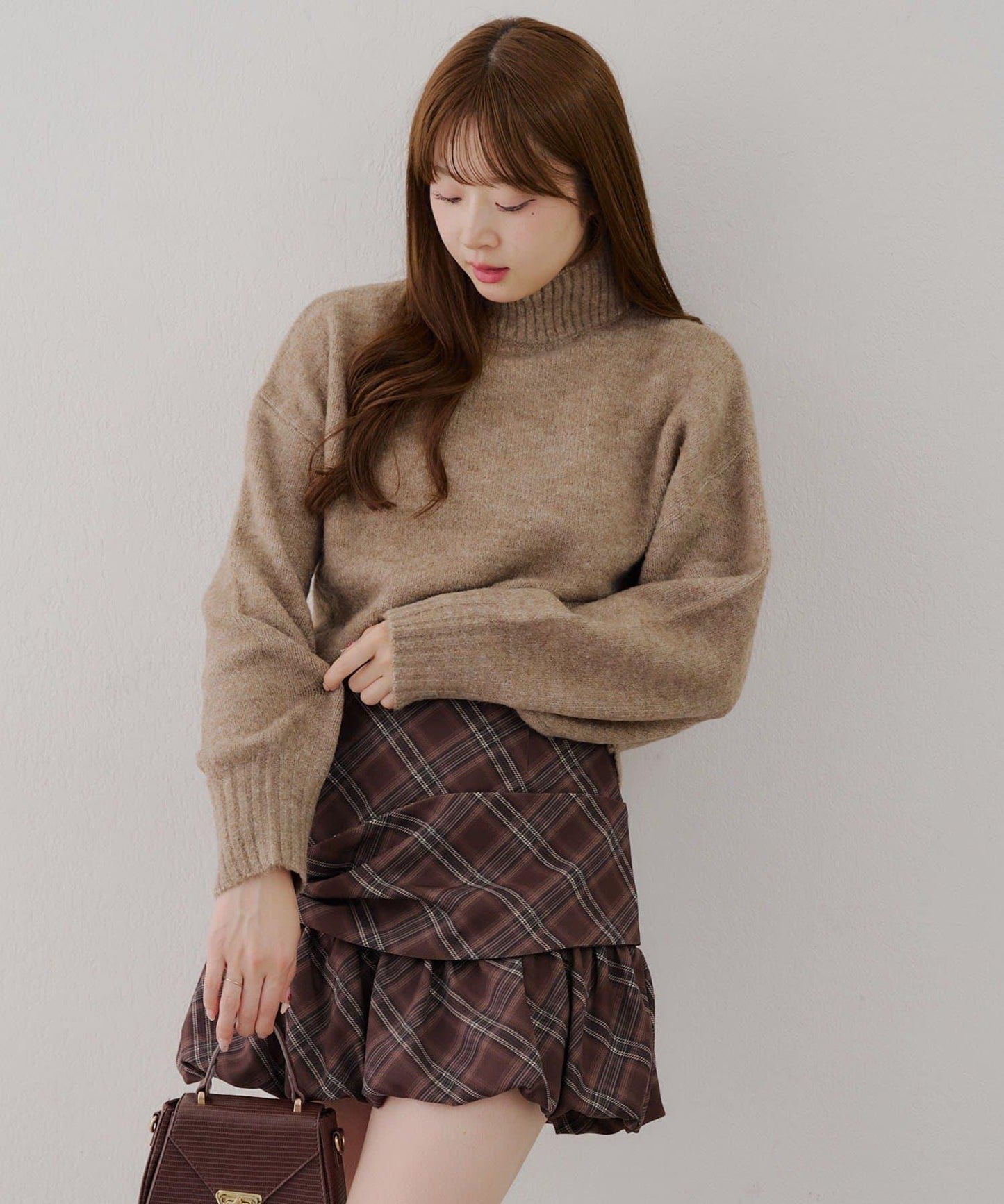 【優先】犛牛毛高領套頭毛衣