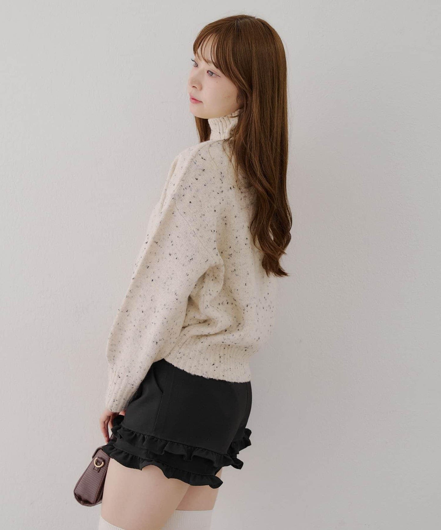 【優先】犛牛毛高領套頭毛衣