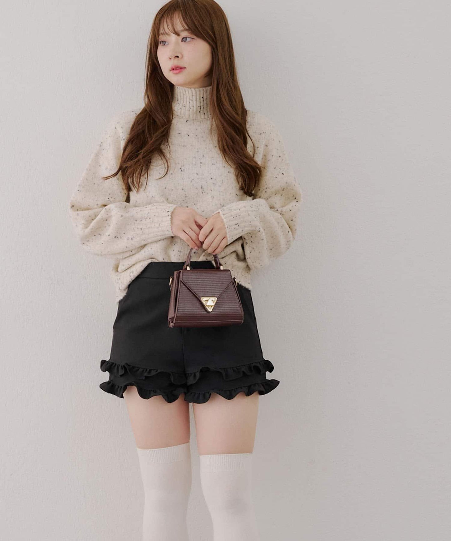 【優先】犛牛毛高領套頭毛衣