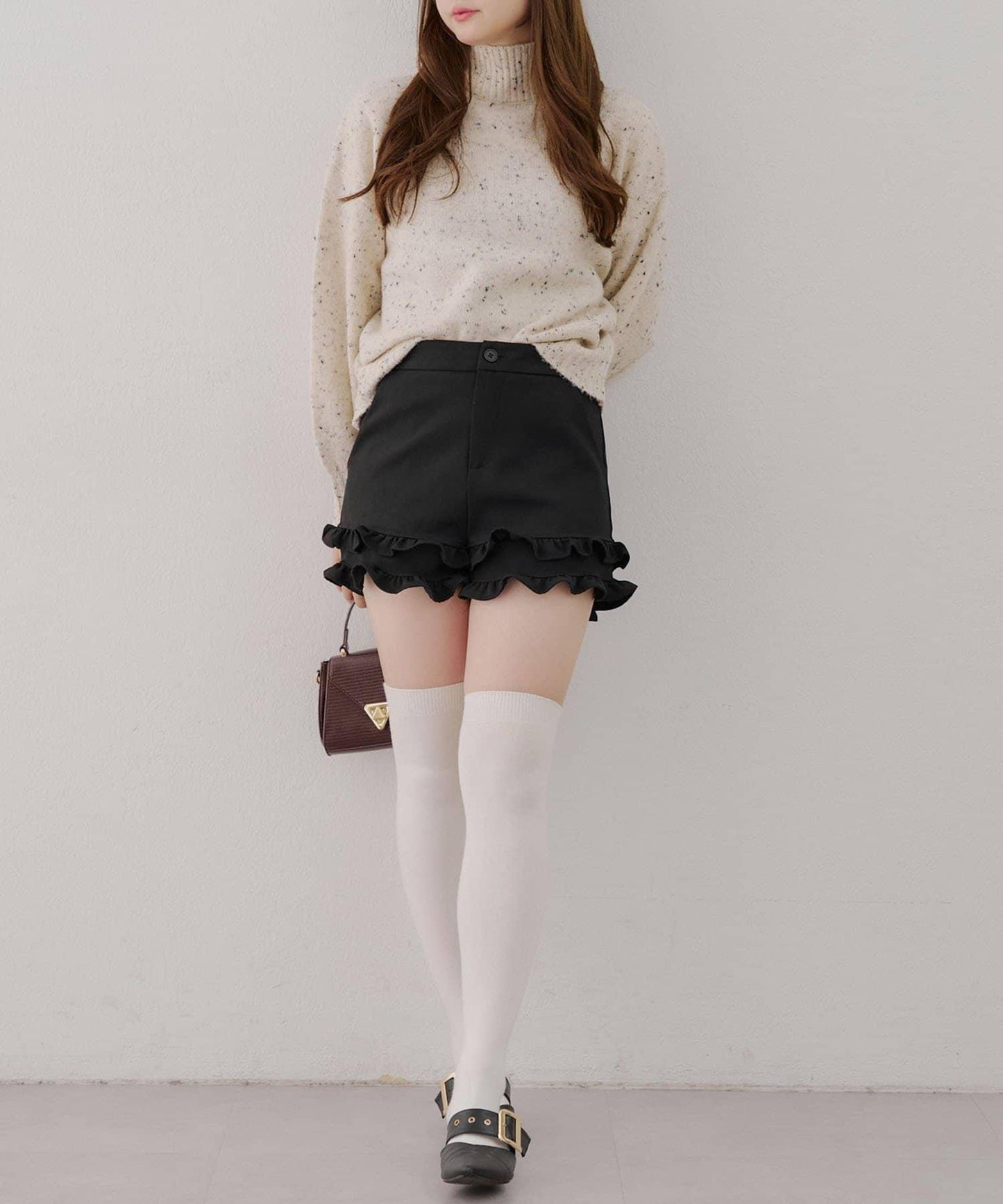 【優先】犛牛毛高領套頭毛衣