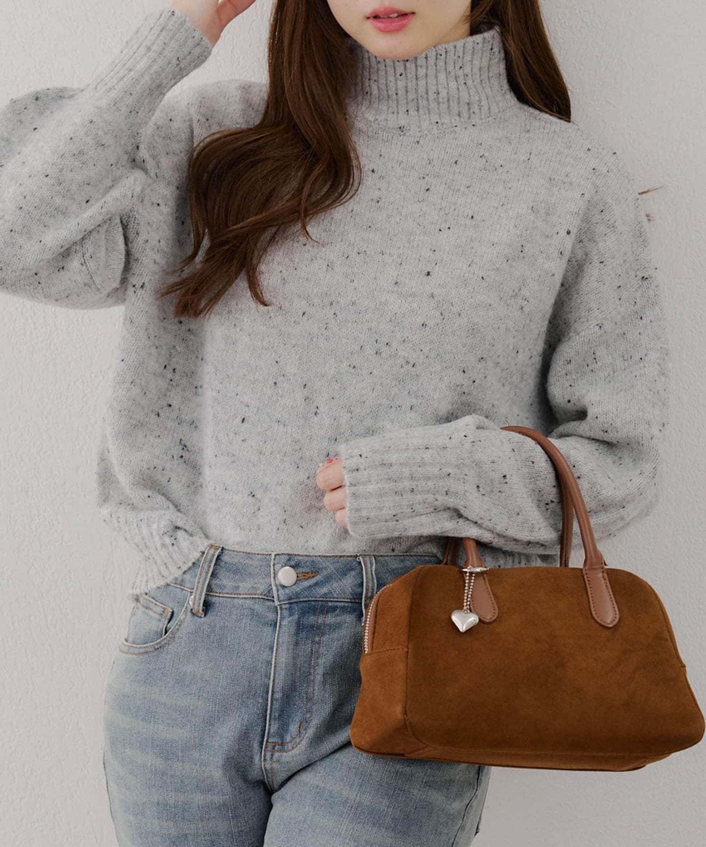 【優先】犛牛毛高領套頭毛衣