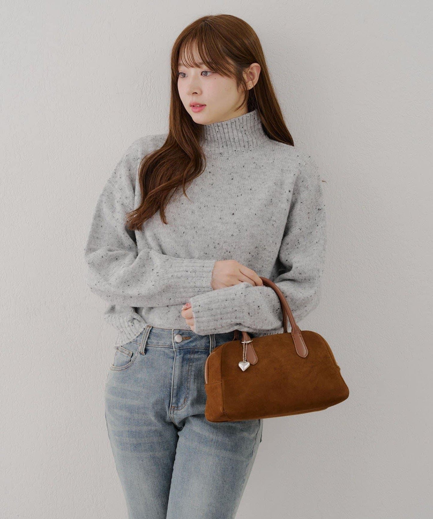 【優先】犛牛毛高領套頭毛衣