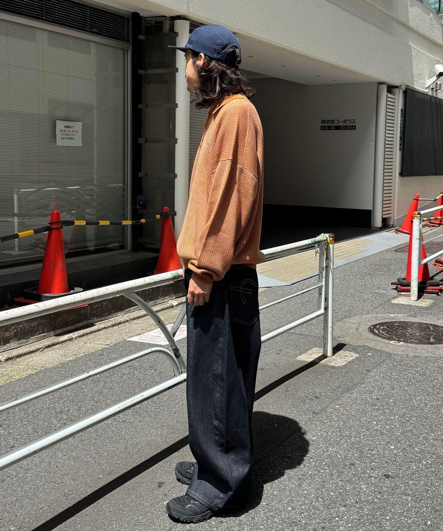 條紋長袖針織polo衫