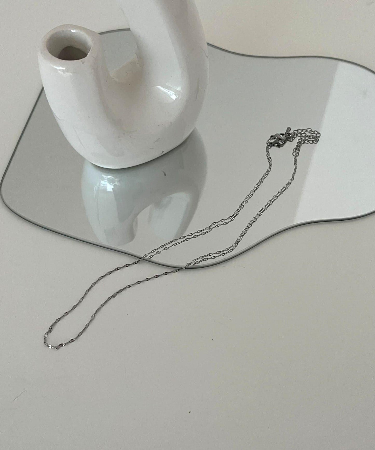 【醫用不鏽鋼】花瓣鏈項鍊