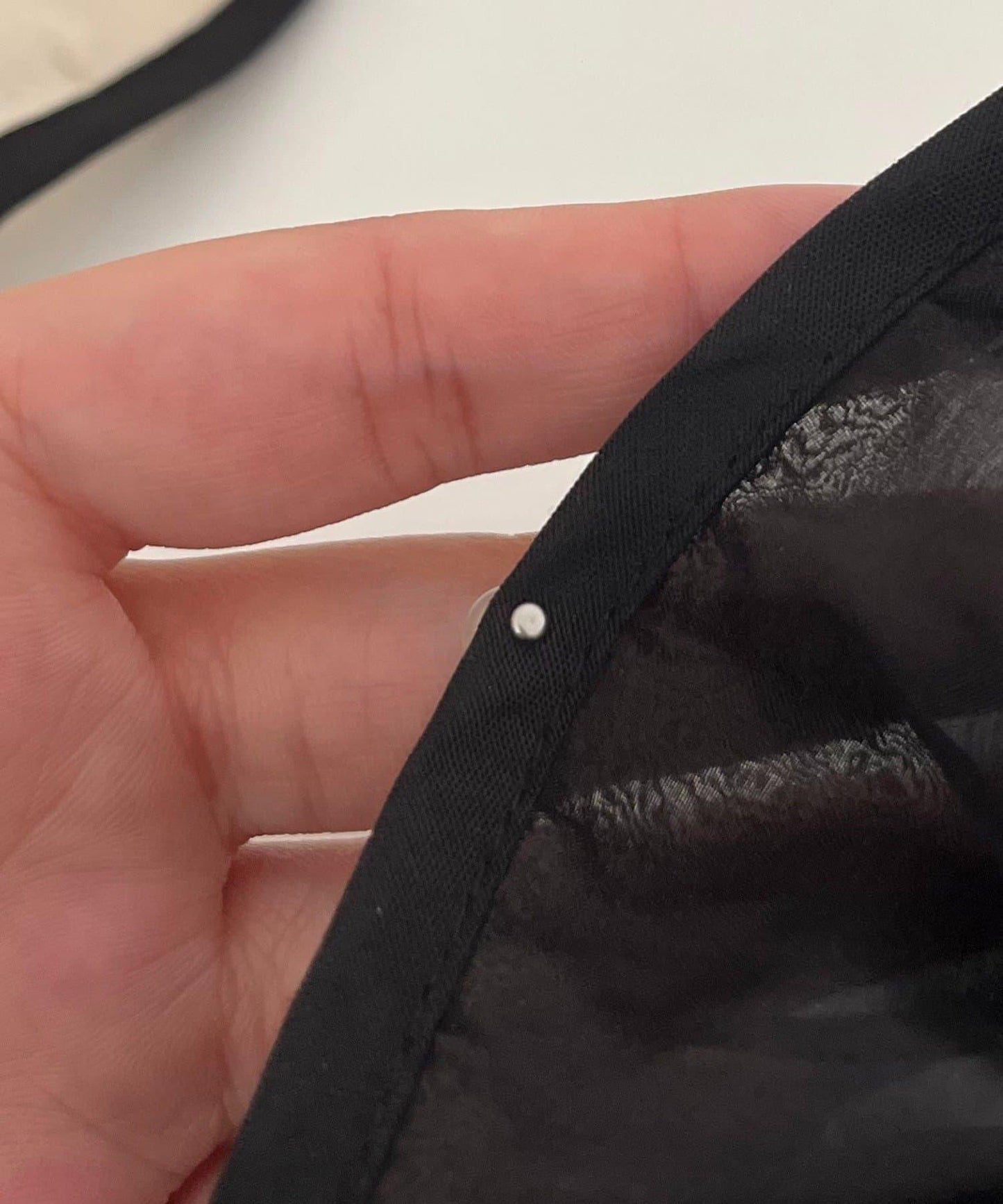 珍珠鑲邊雪紡髮飾