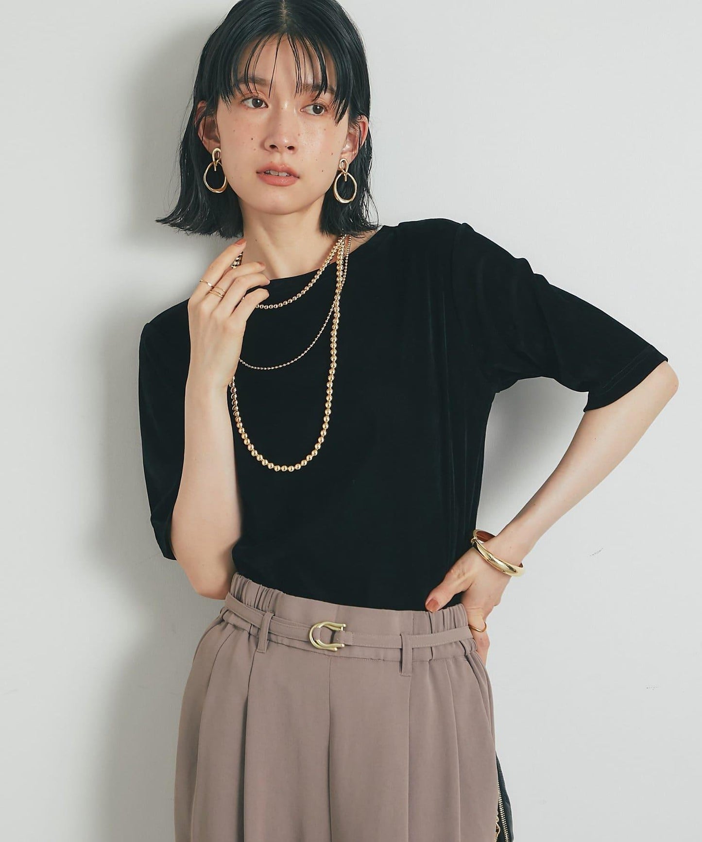 【GOLDY(高爾迪)】3連球鏈項鍊