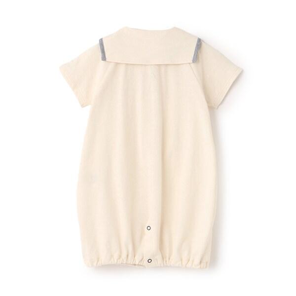 北極熊水手風半袖兩用連體衣