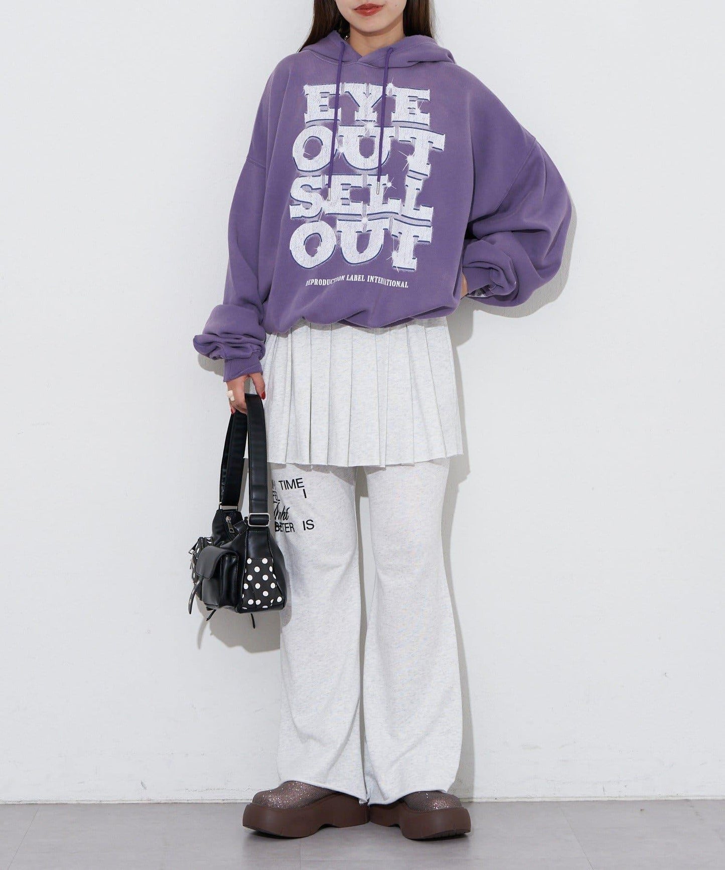 【RePRODUCTION LABEL / リプロダクションレーベル】寬鬆連帽衛衣