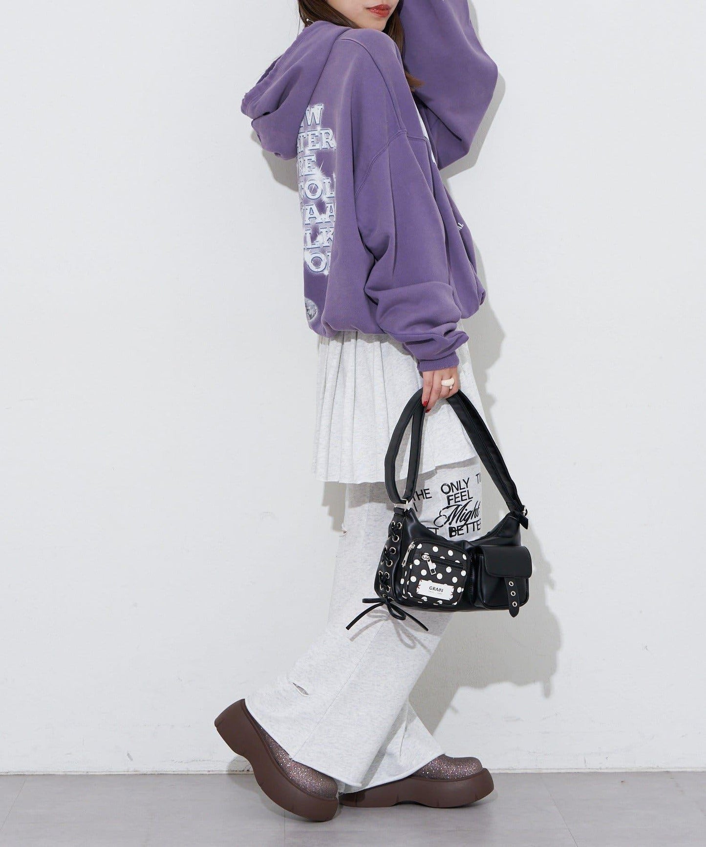 【RePRODUCTION LABEL / リプロダクションレーベル】寬鬆連帽衛衣
