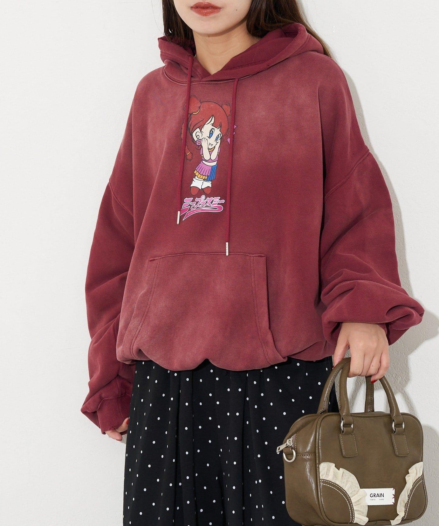 【RePRODUCTION LABEL / リプロダクションレーベル】寬鬆連帽衛衣