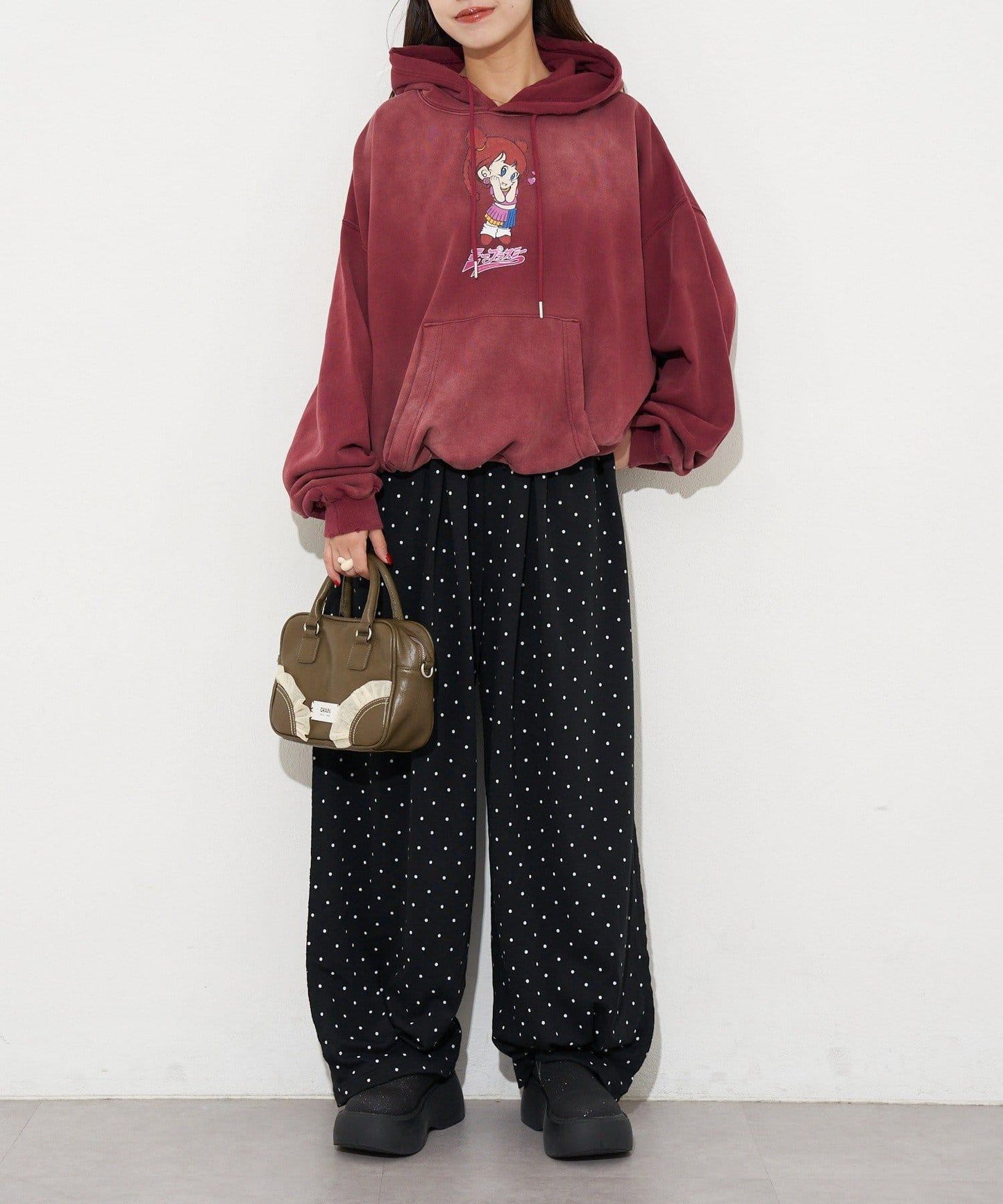 【RePRODUCTION LABEL / リプロダクションレーベル】寬鬆連帽衛衣
