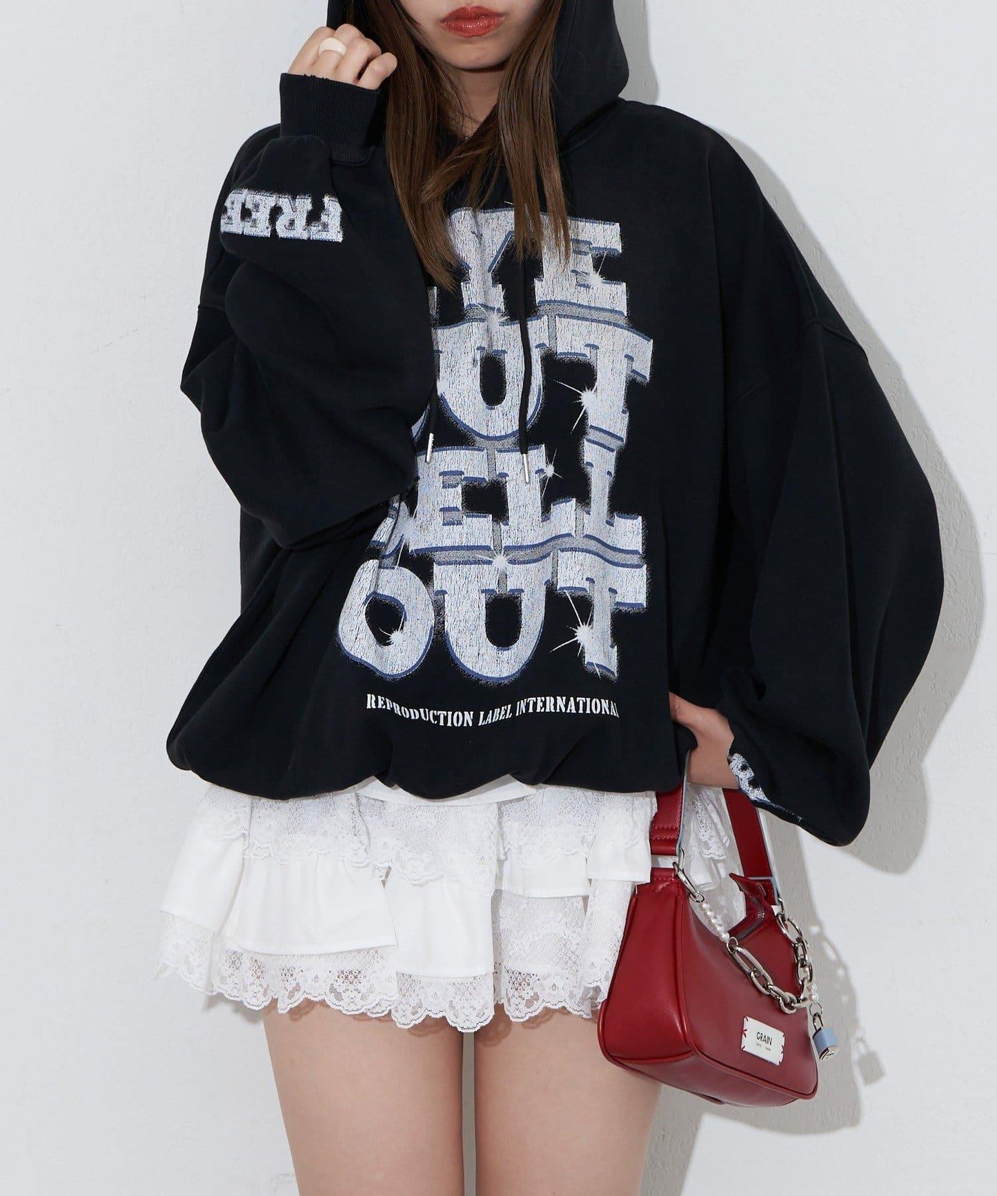 【RePRODUCTION LABEL / リプロダクションレーベル】寬鬆連帽衛衣