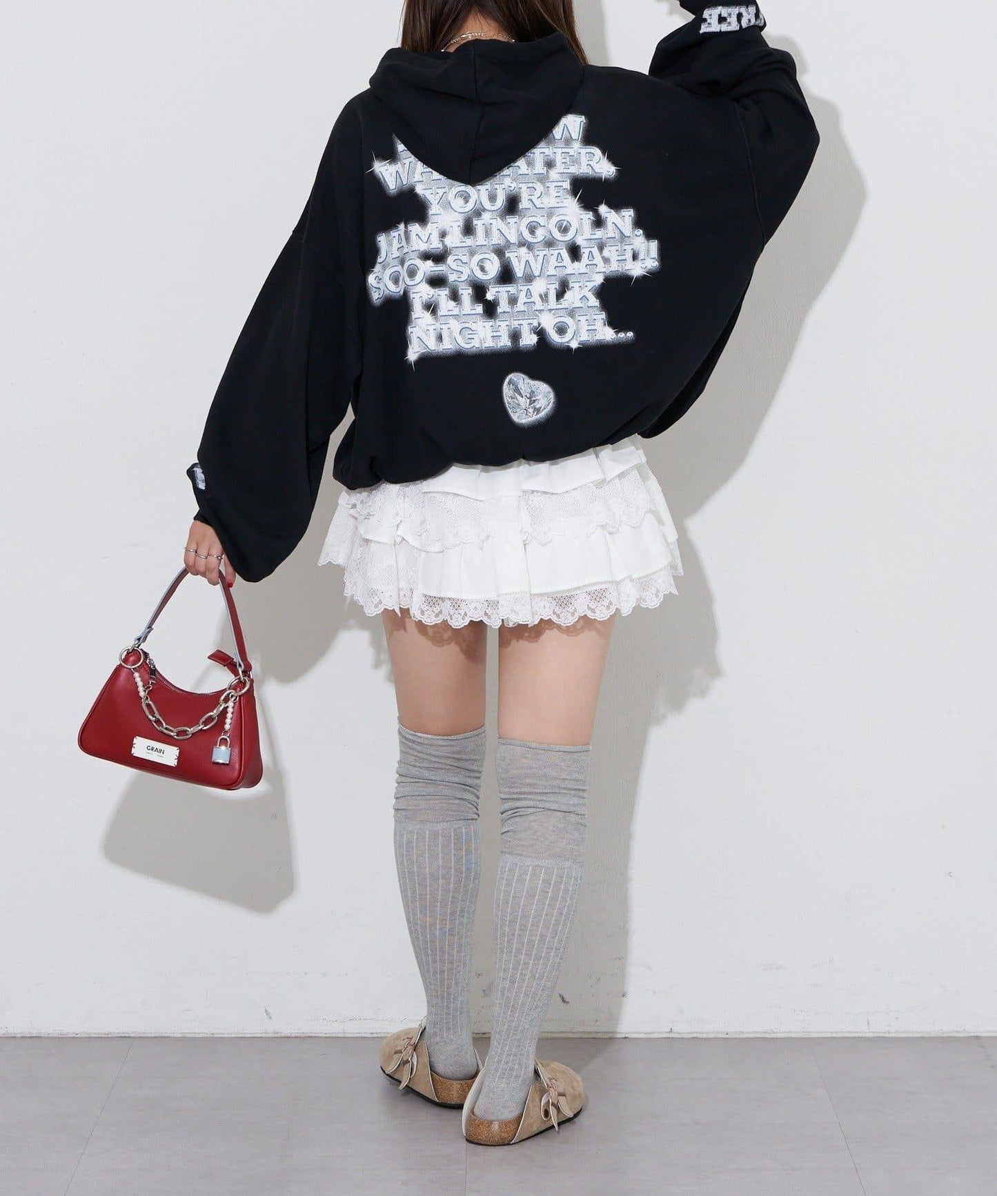 【RePRODUCTION LABEL / リプロダクションレーベル】寬鬆連帽衛衣