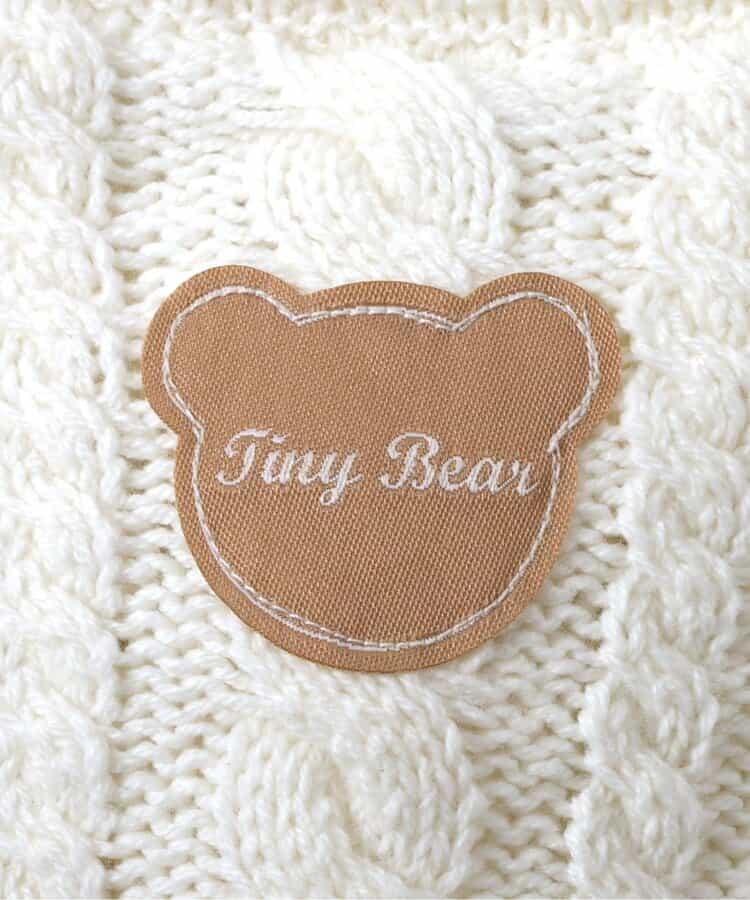 tiny bear圖案開衫