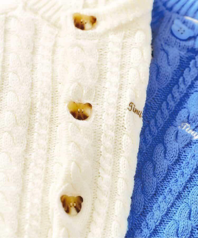 tiny bear圖案開衫
