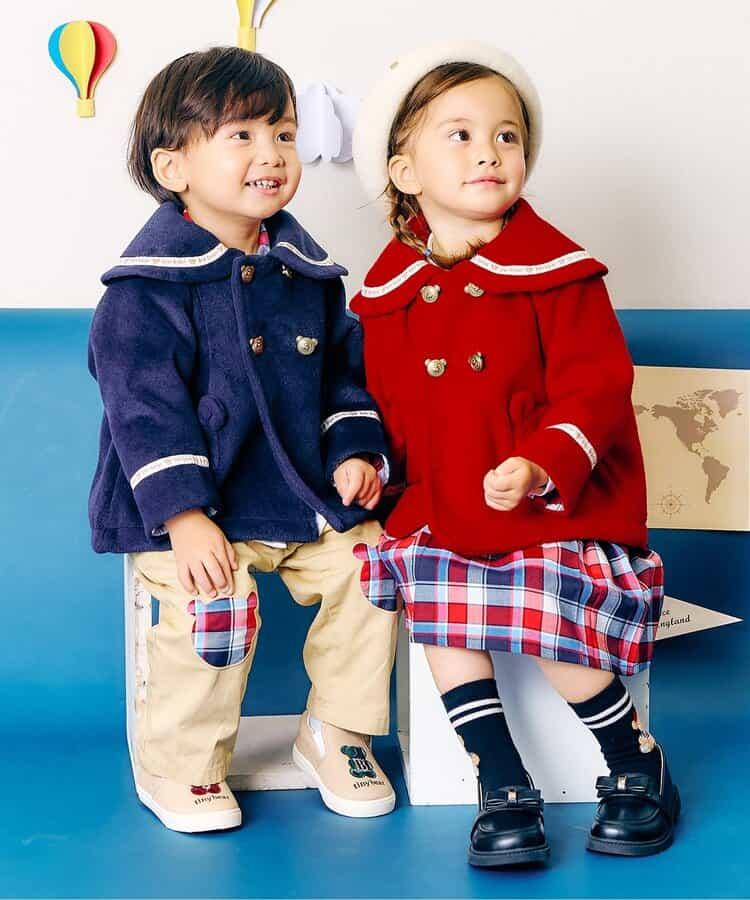 tiny bear 條紋與格子連衣裙