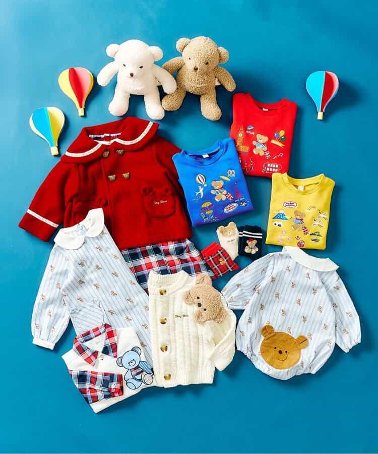 tiny bear圖案開衫