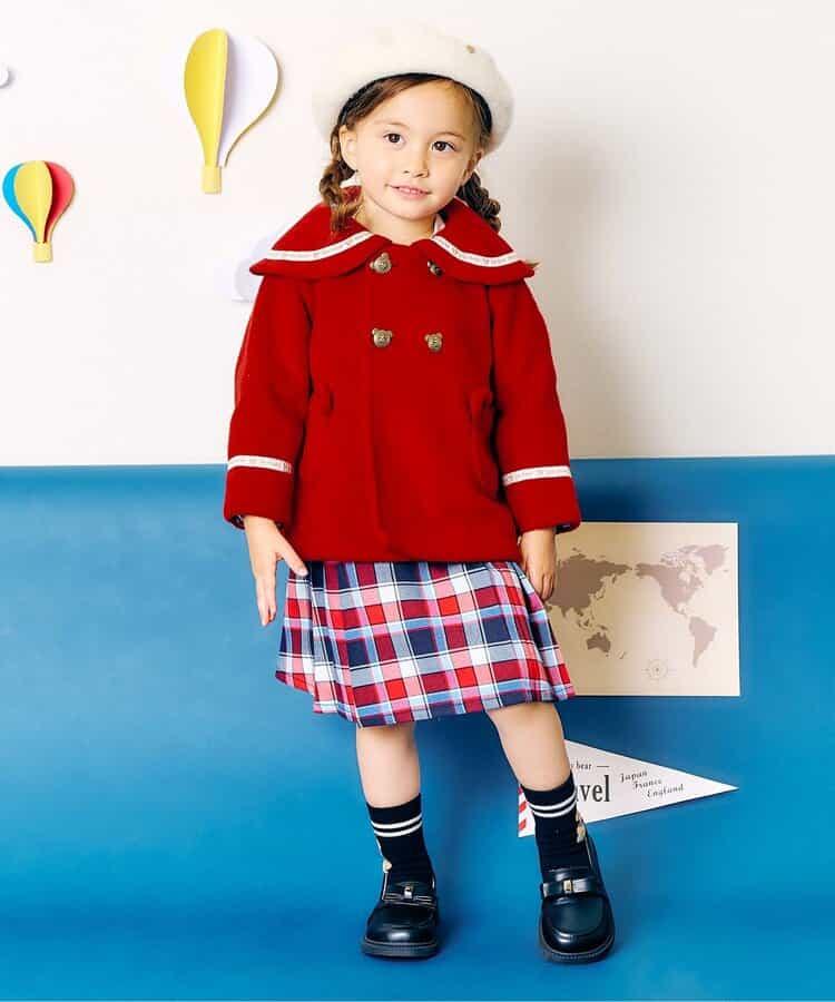 tiny bear 條紋與格子連衣裙