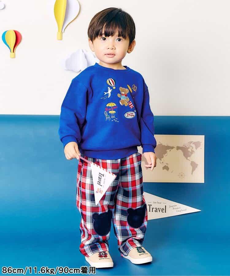 tiny bear 小熊圖案長褲 10分丈
