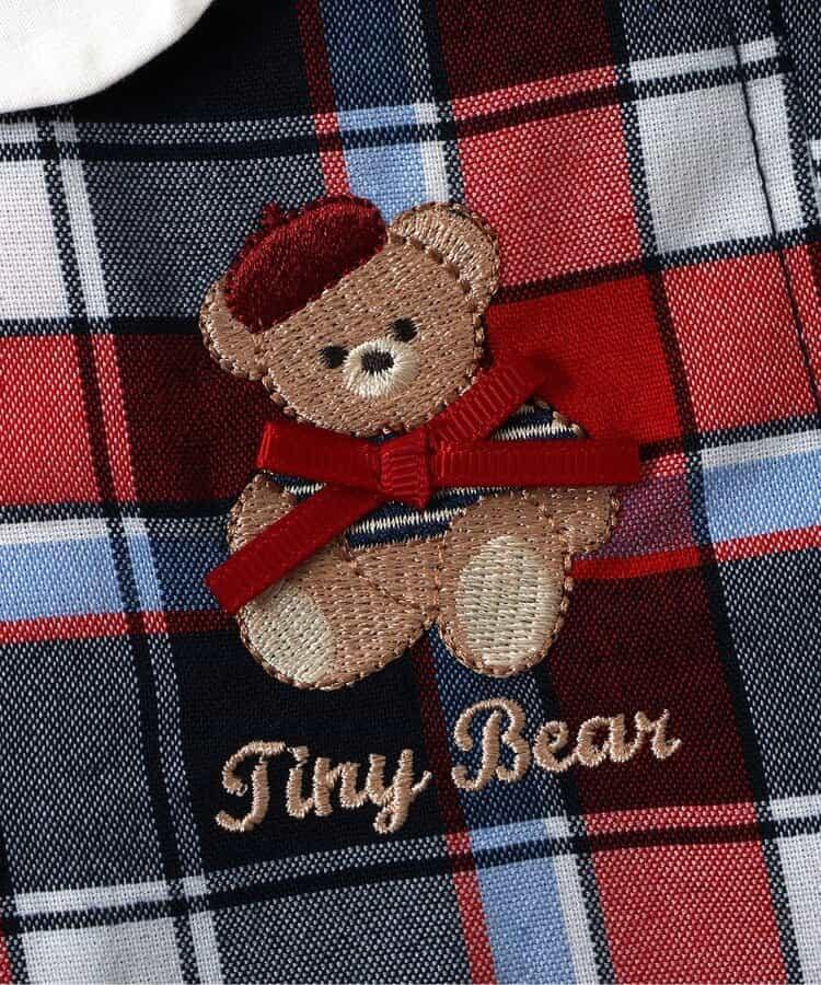 tiny bear 條紋與格子連衣裙