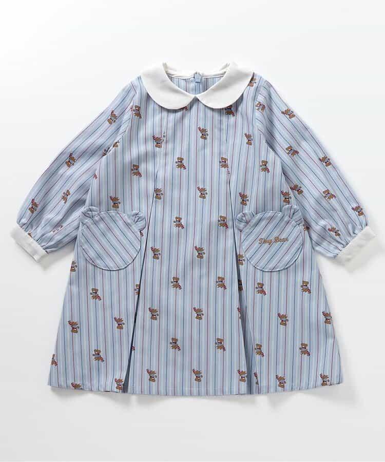 tiny bear 條紋與格子連衣裙