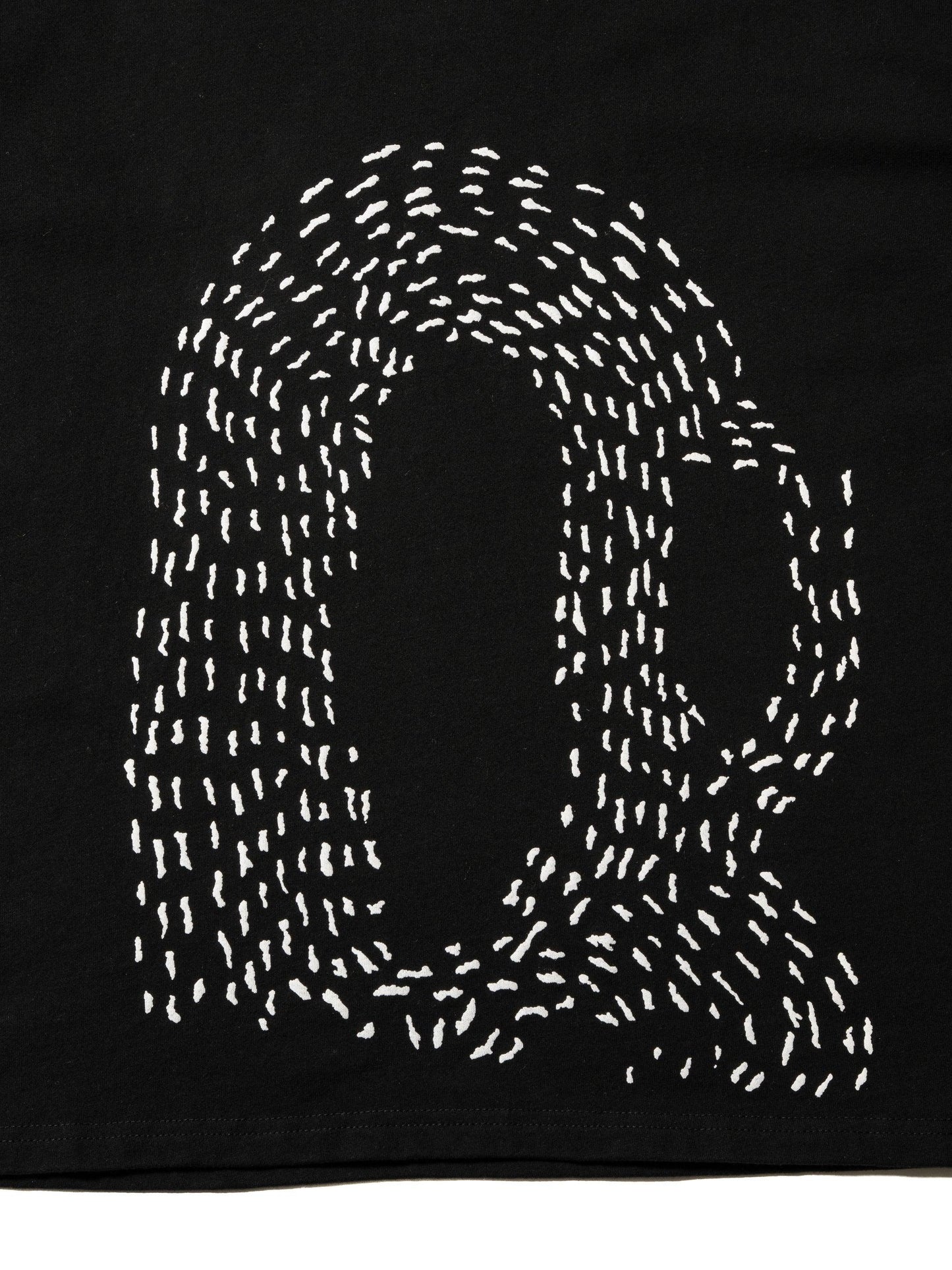 "VERTICAL SASHIKO" 刺子繡短袖T恤 × Knuu®