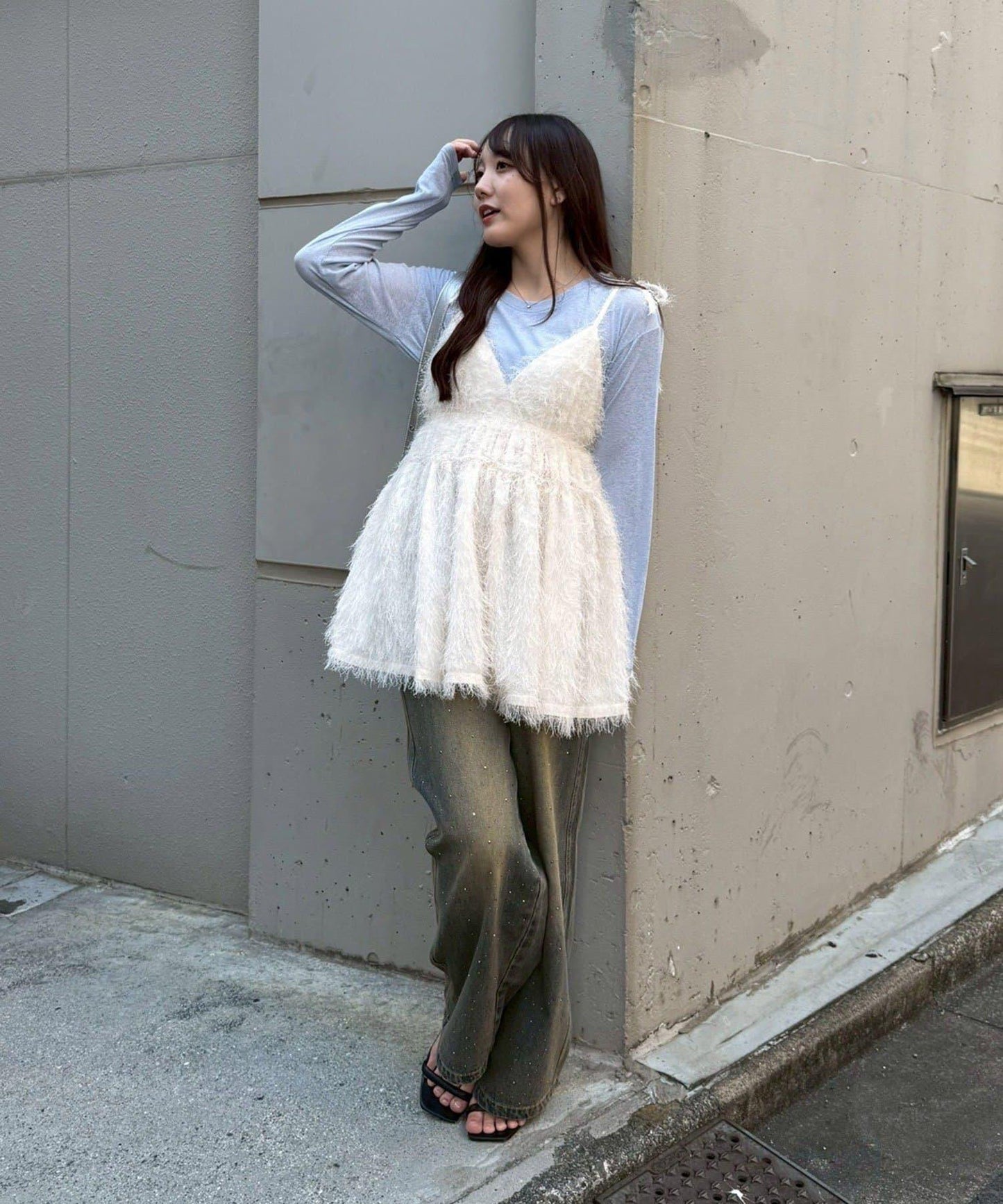 也適合疊穿!透視長袖T恤