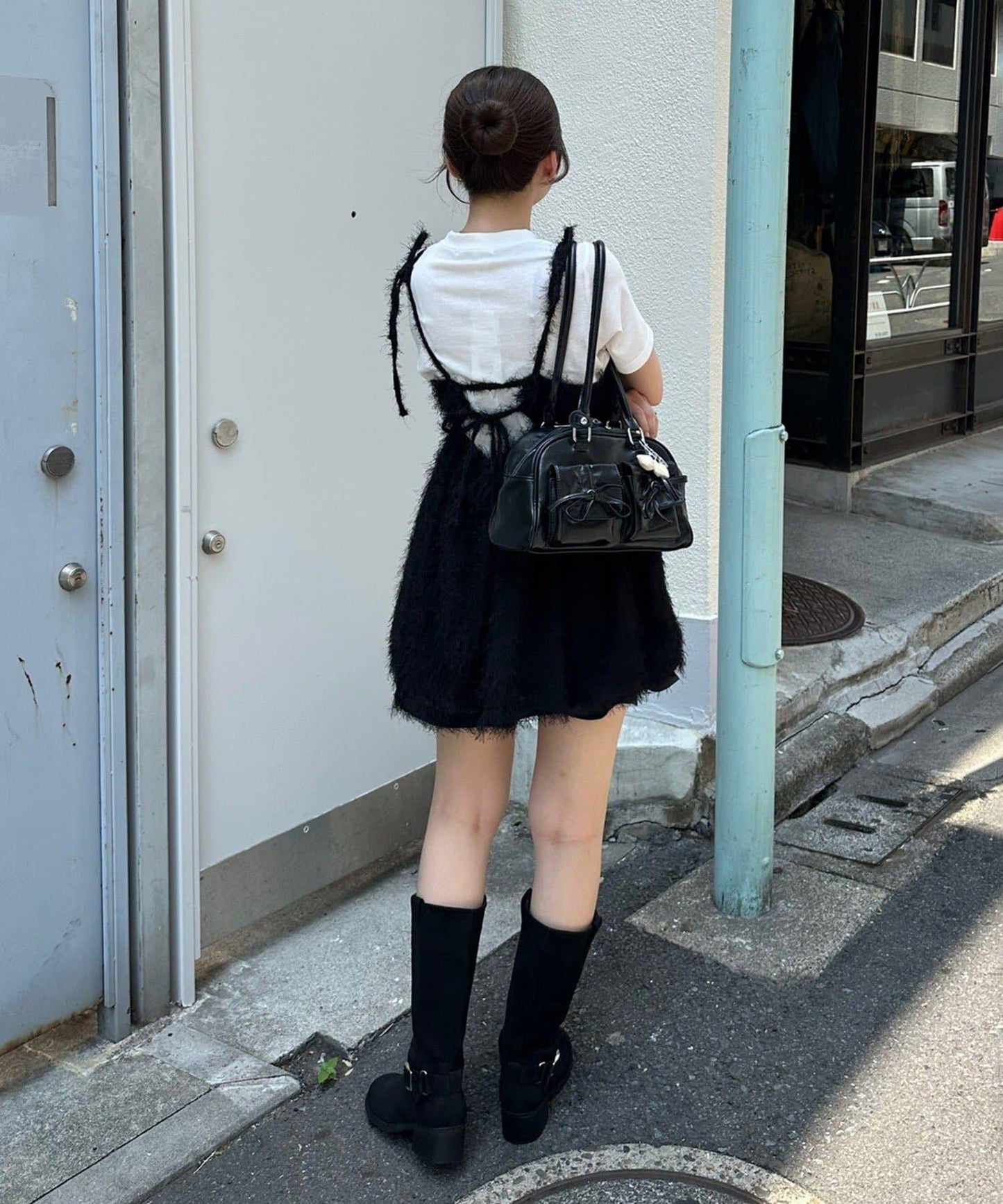 蓬鬆吊帶背心