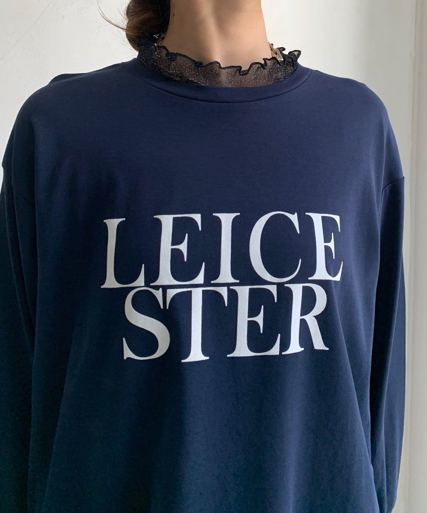 LEICESTER植絨疊穿長袖T恤